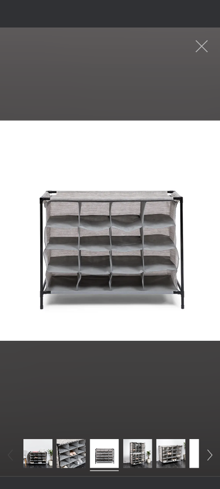Fabric Shoe Cabinet & Fabric Wardrobe