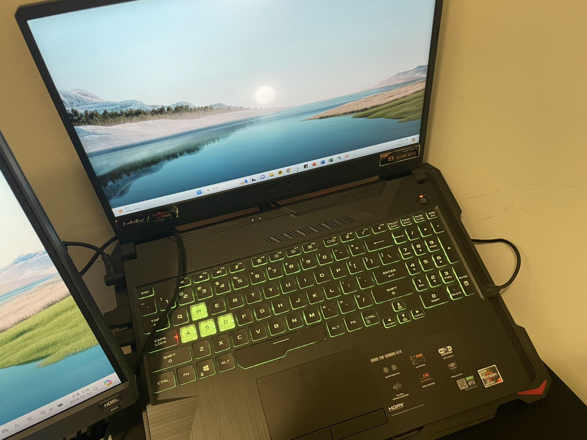 ASUS TUF Gaming laptop, RTX 3060 / RAM 16GB / AMD Ryzen 7 5800 H