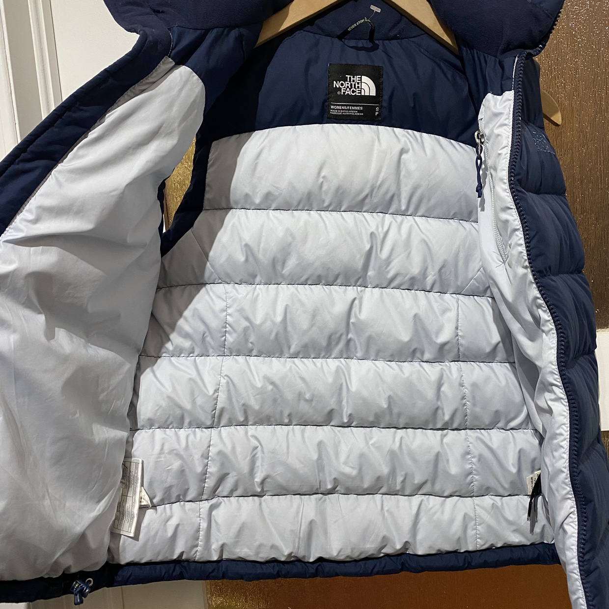Like New The North Face Nuptse 700 Puffer Vest Jacket Navy Blue - photo 4