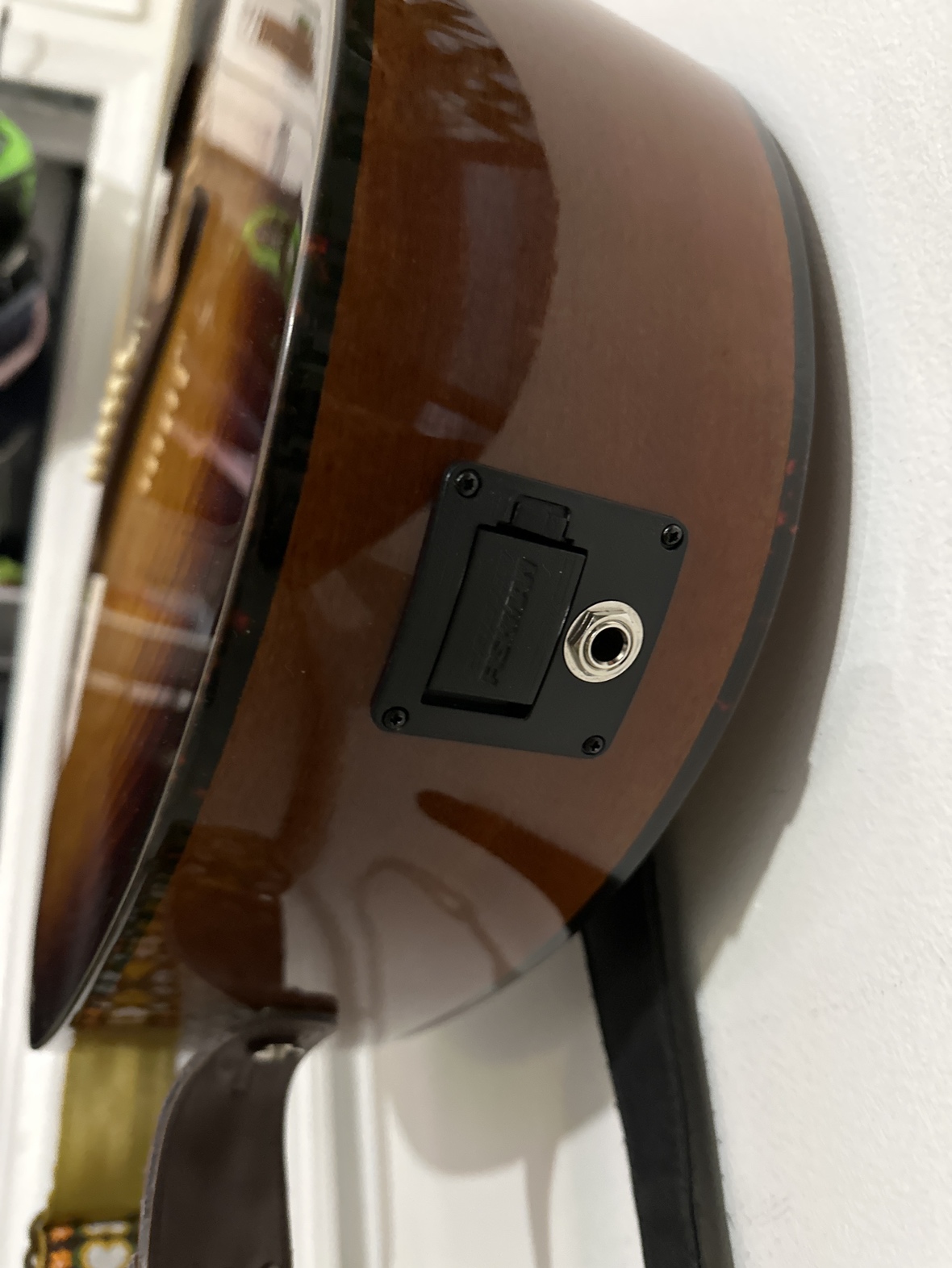 Brand new Fender acoustic/electric guitar with amp hookup port - photo 2