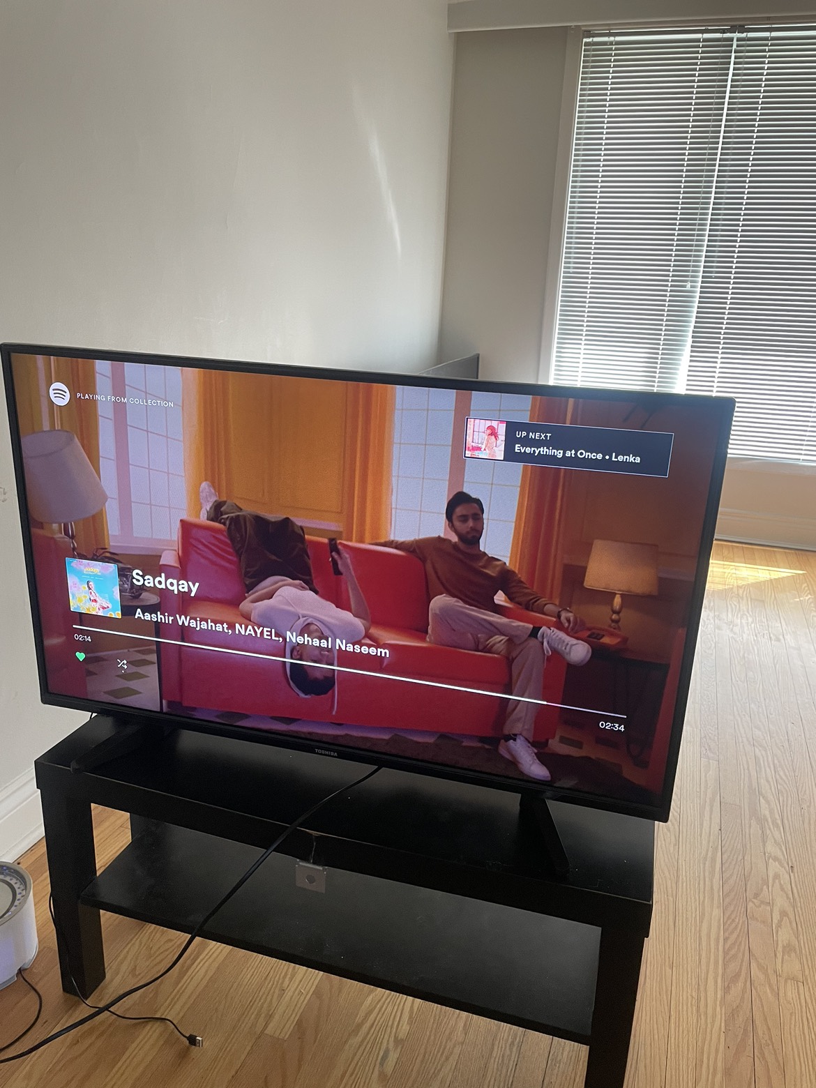 Toshiba 43inch hd tv with chromecast.