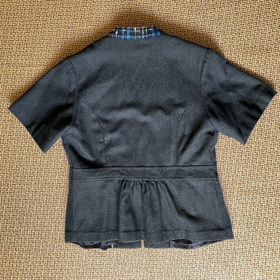 Vintage Corduroy Tweed mixed Blouse S/M image indicator(7)