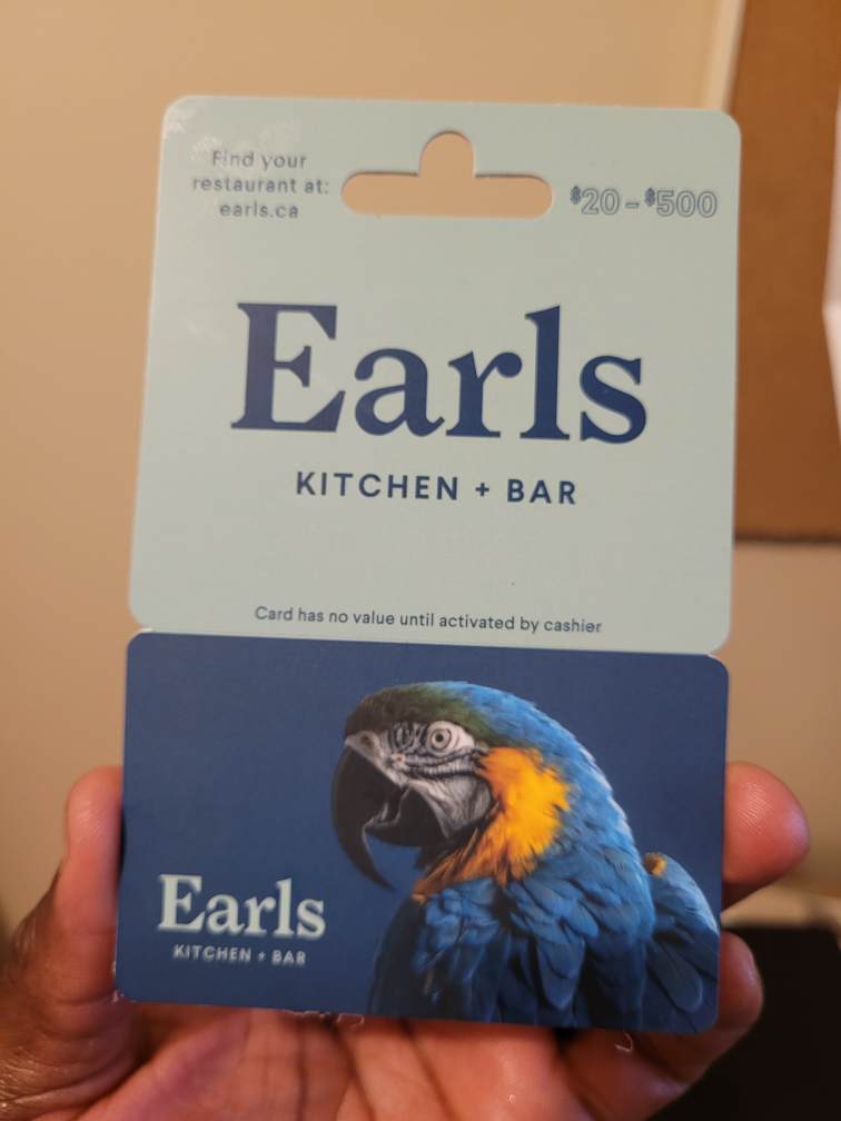 Earls Calgary Goft Card - photo 2