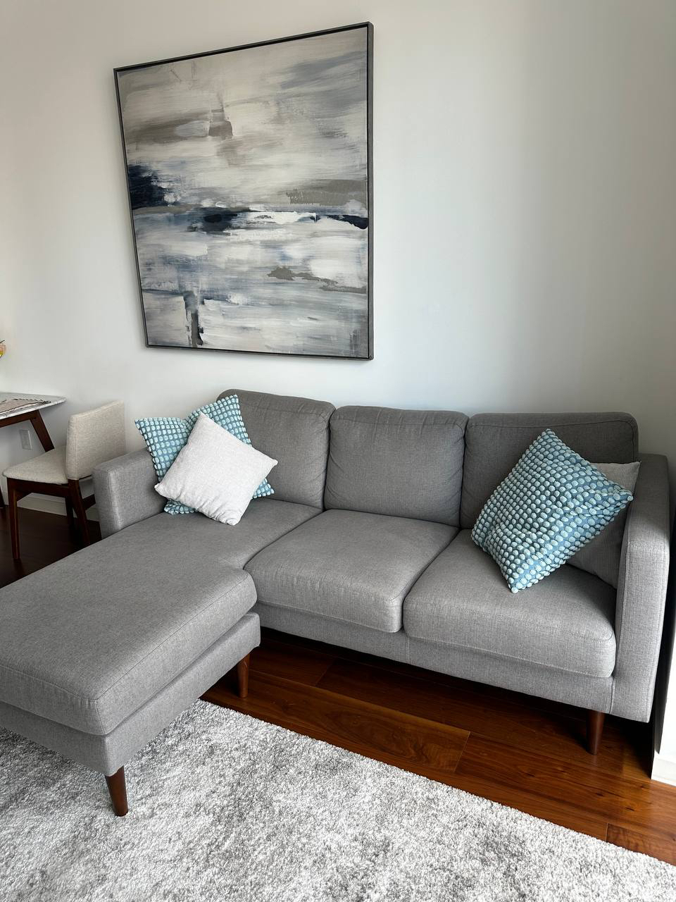 Rivet sectional sofa