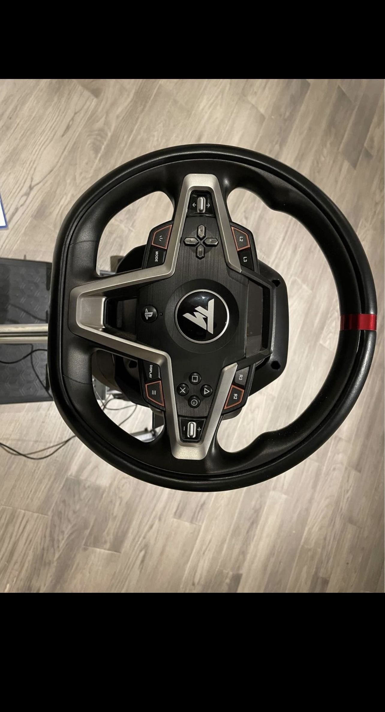 Thrustmaster racing wheel for ps5 with stand - photo 2