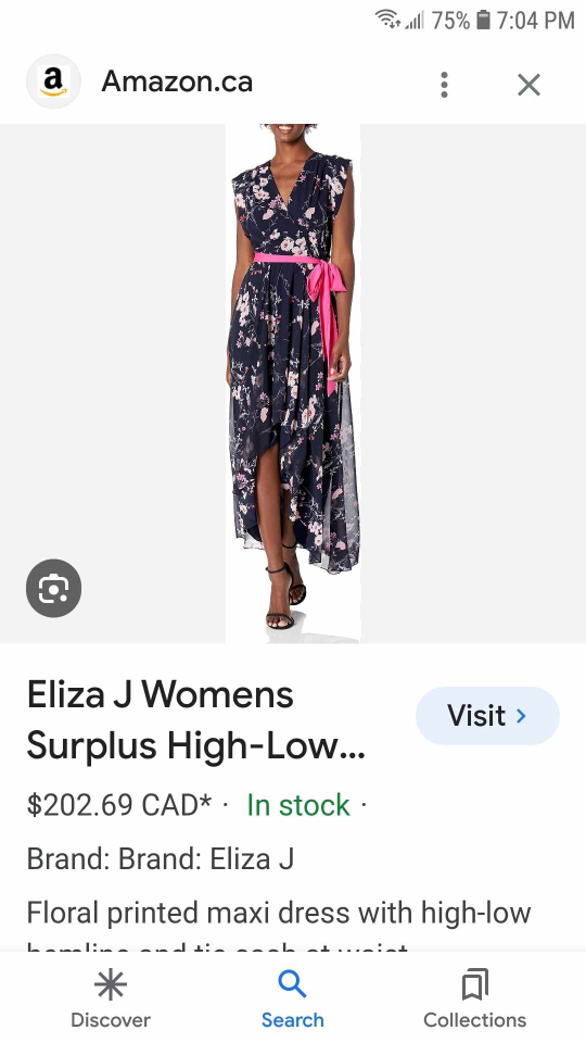 ELIZA J Sleeveless High-Low GINGHAM DRESS with Ruffle Hem. image indicator(8)