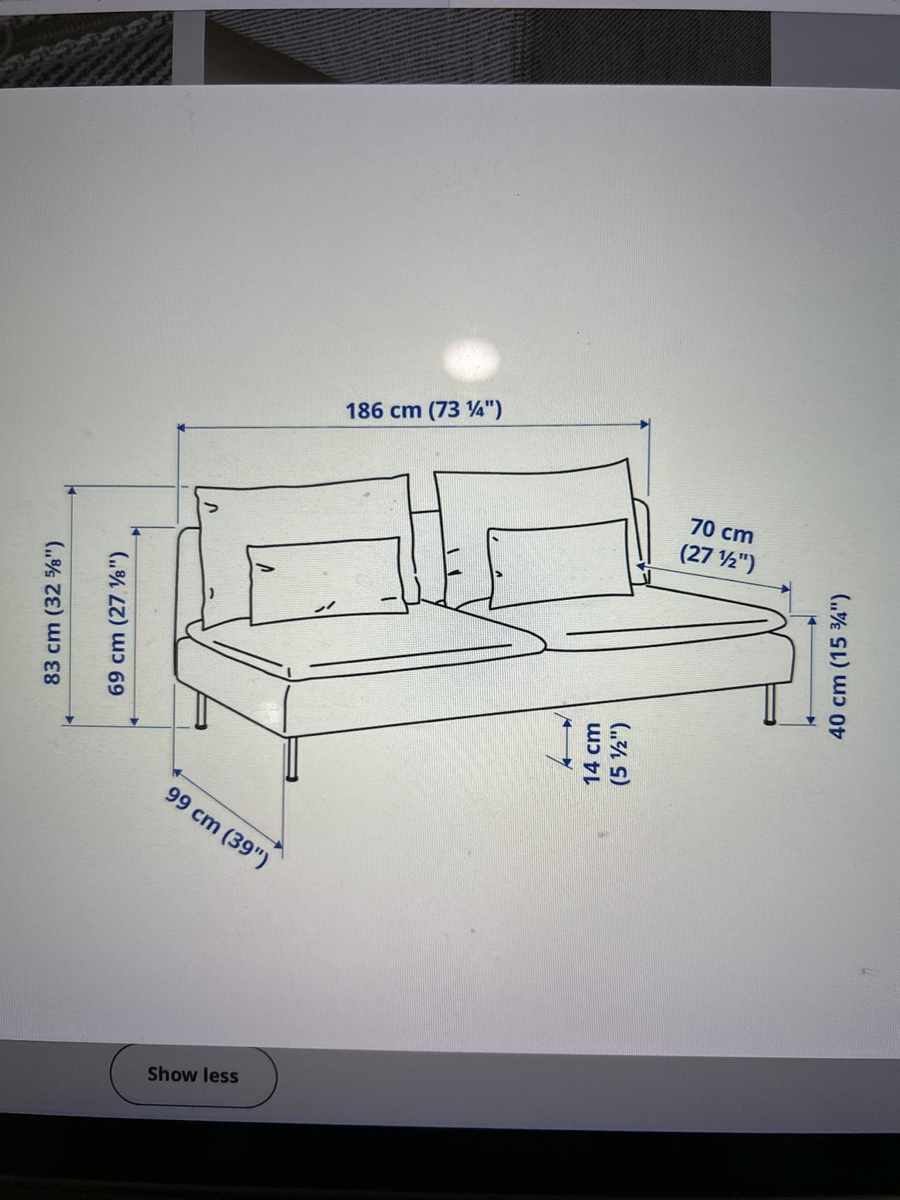 IKEA SÖDERHAMN Sofa section - photo 2