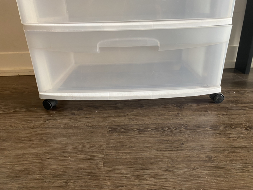 Plastic 3 drawer cart - photo 3