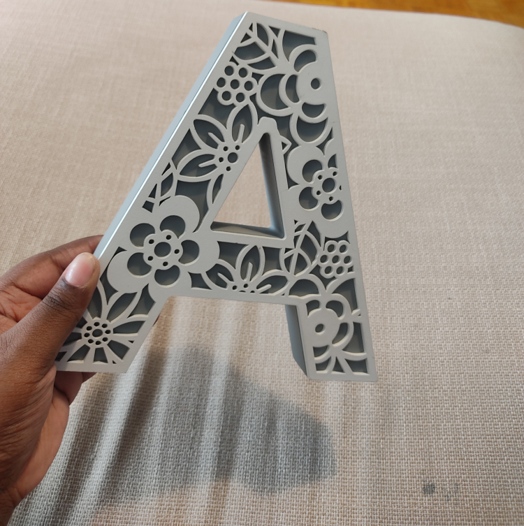 A letter Decor - photo 3