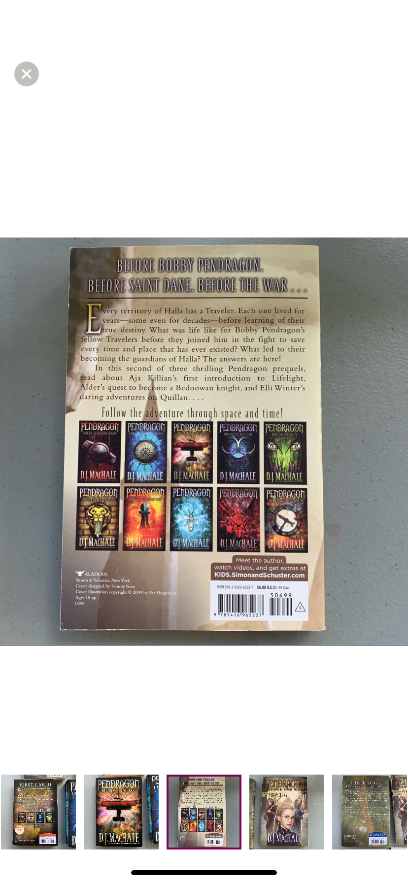 🥕Lot of Pendragon Paperback novel by D.J. MacHale🥕 image indicator(7)