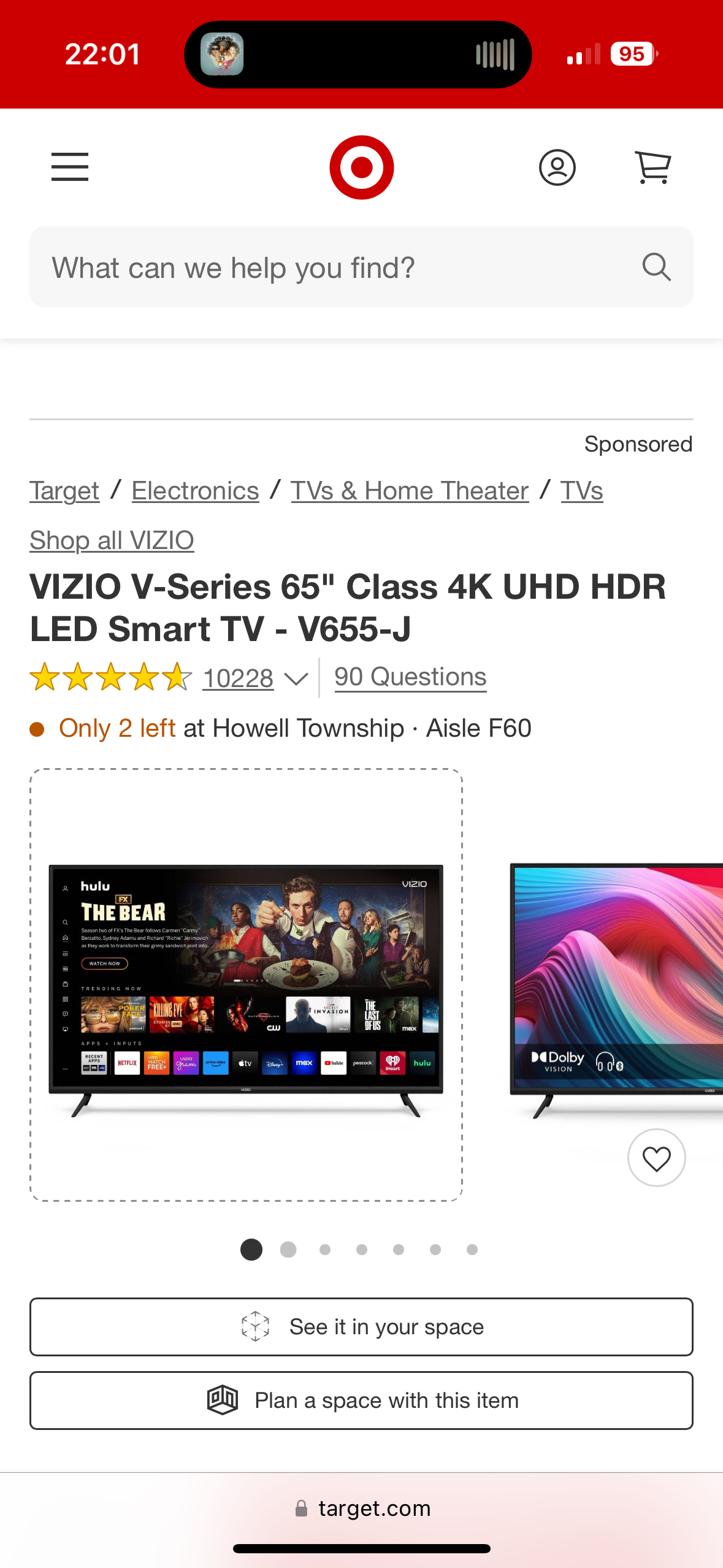 Vizio E series 65 inch