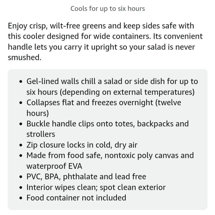 TWO Packit Freezable Salad Lunch bags image indicator(3)