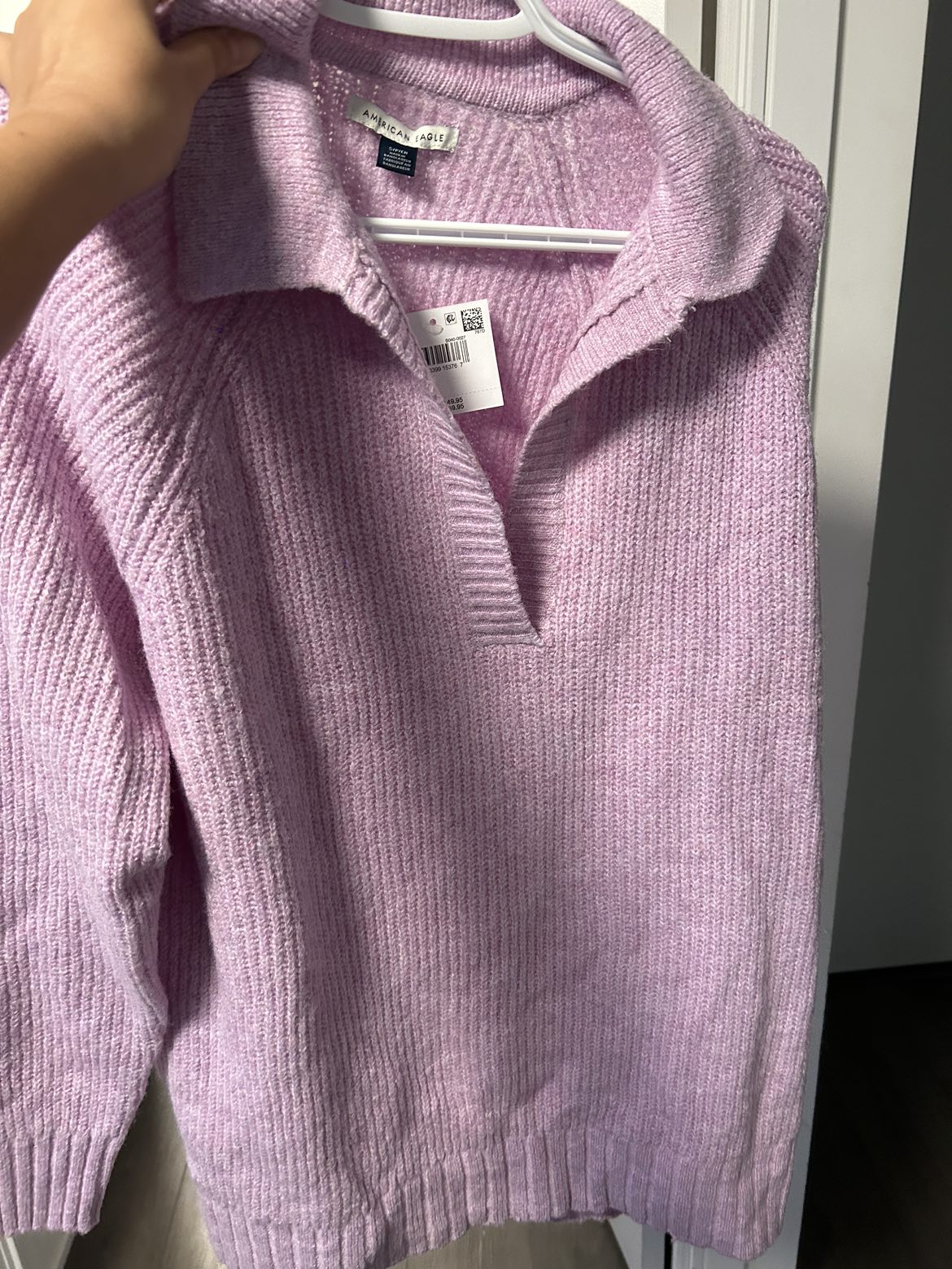 Lilac sweater thumbnail