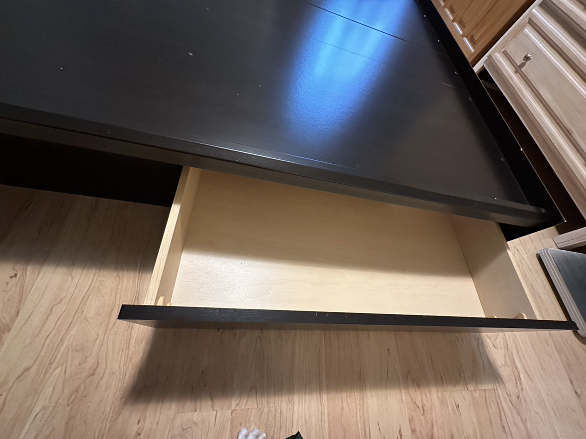 Queen size platform bed with drawers - photo 2