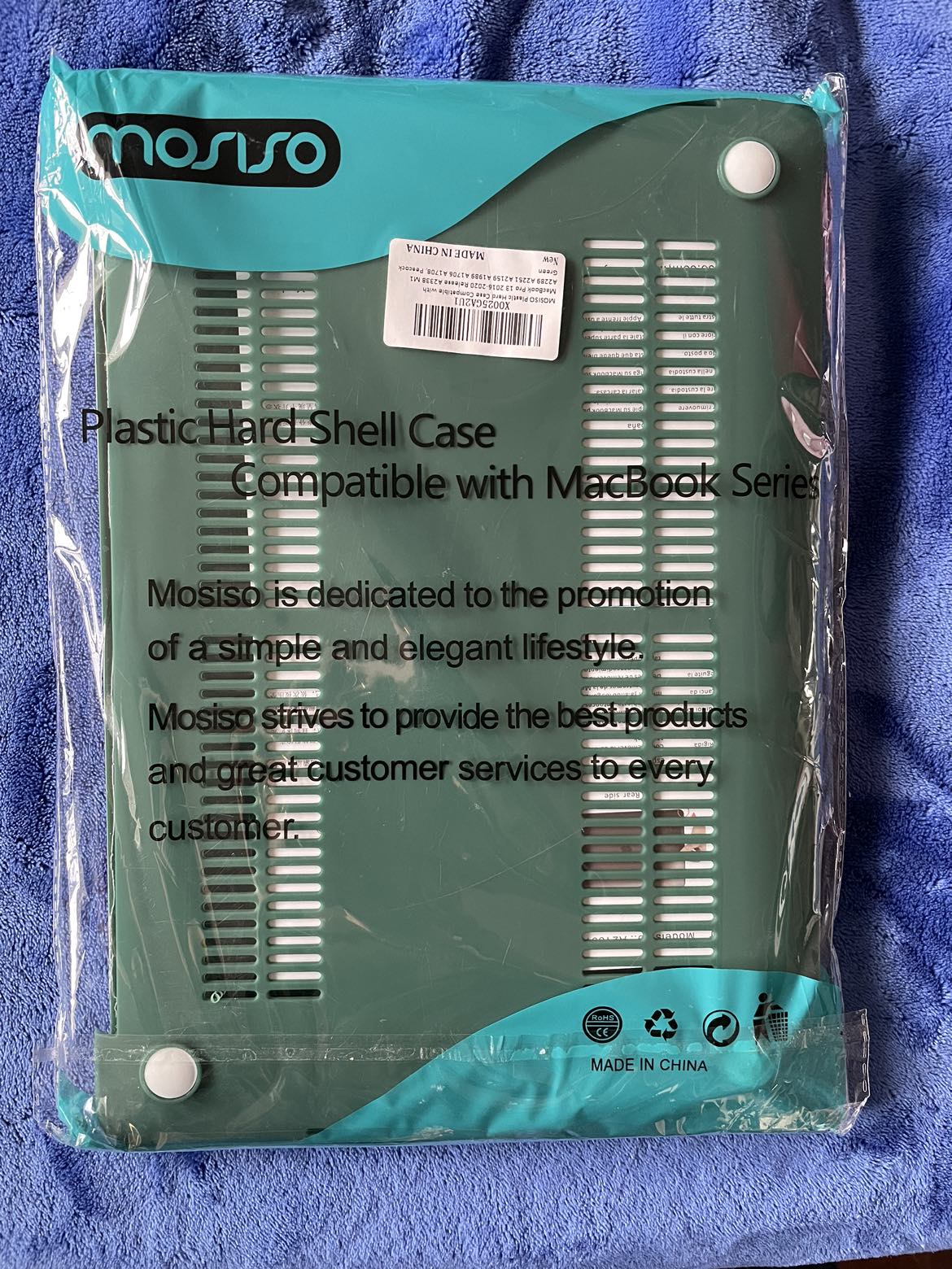 Mosiso plastic hard shell case for MacBook Pro 13 image indicator(4)