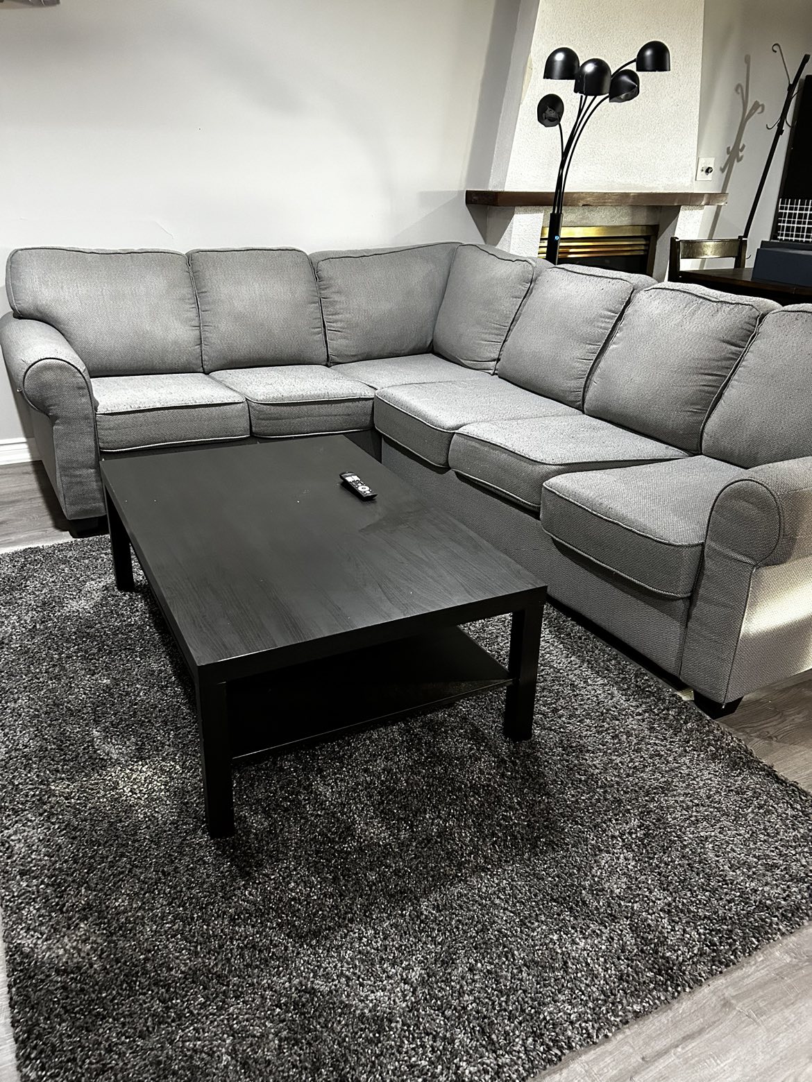 L shape sectional sofa 6 seats