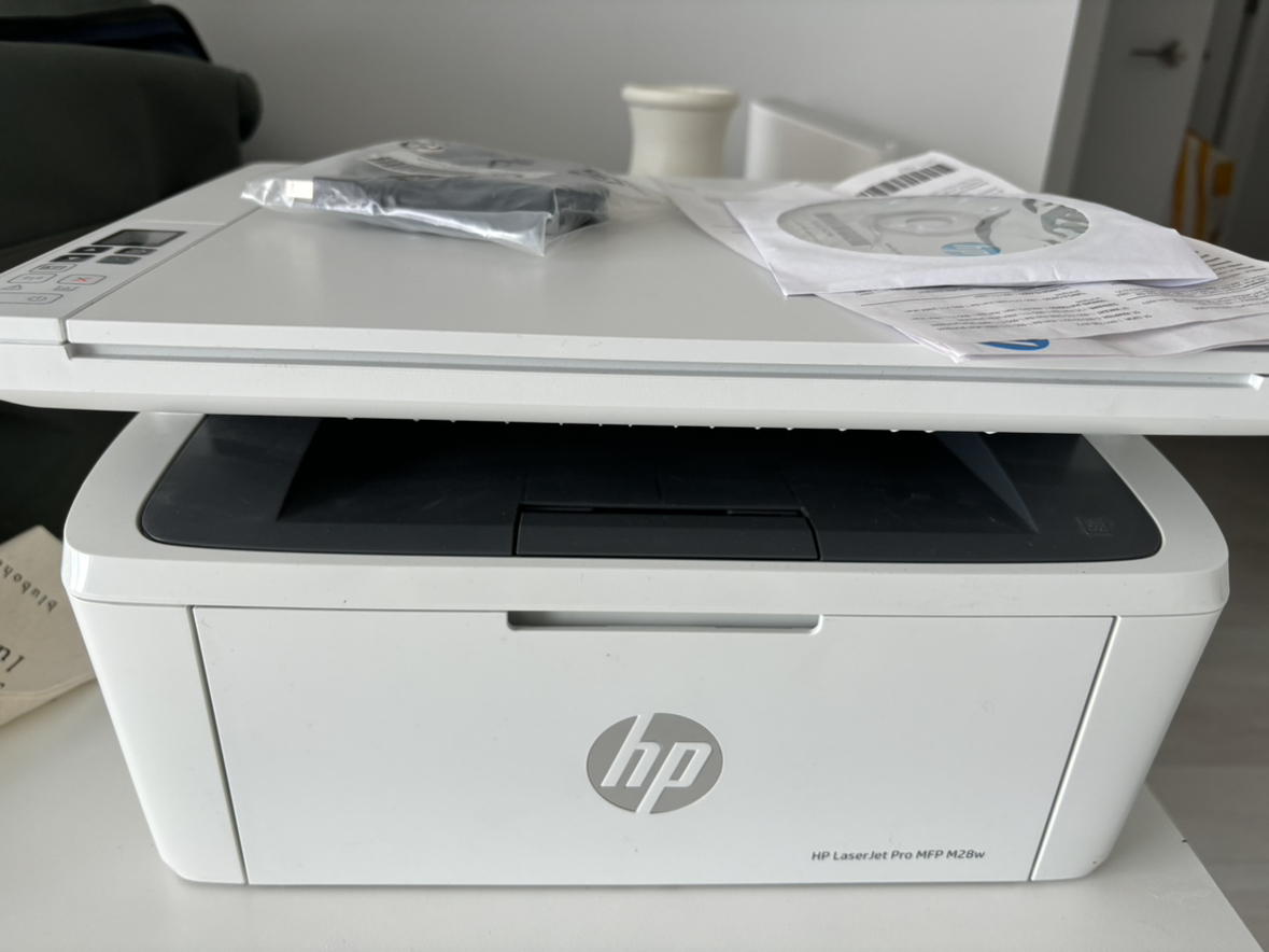 HP LaserJet Pro M28w READ description thumbnail