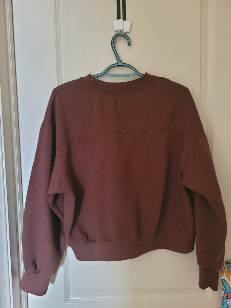 ZARA Women's Large Cropped Sweater Crewneck - photo 2