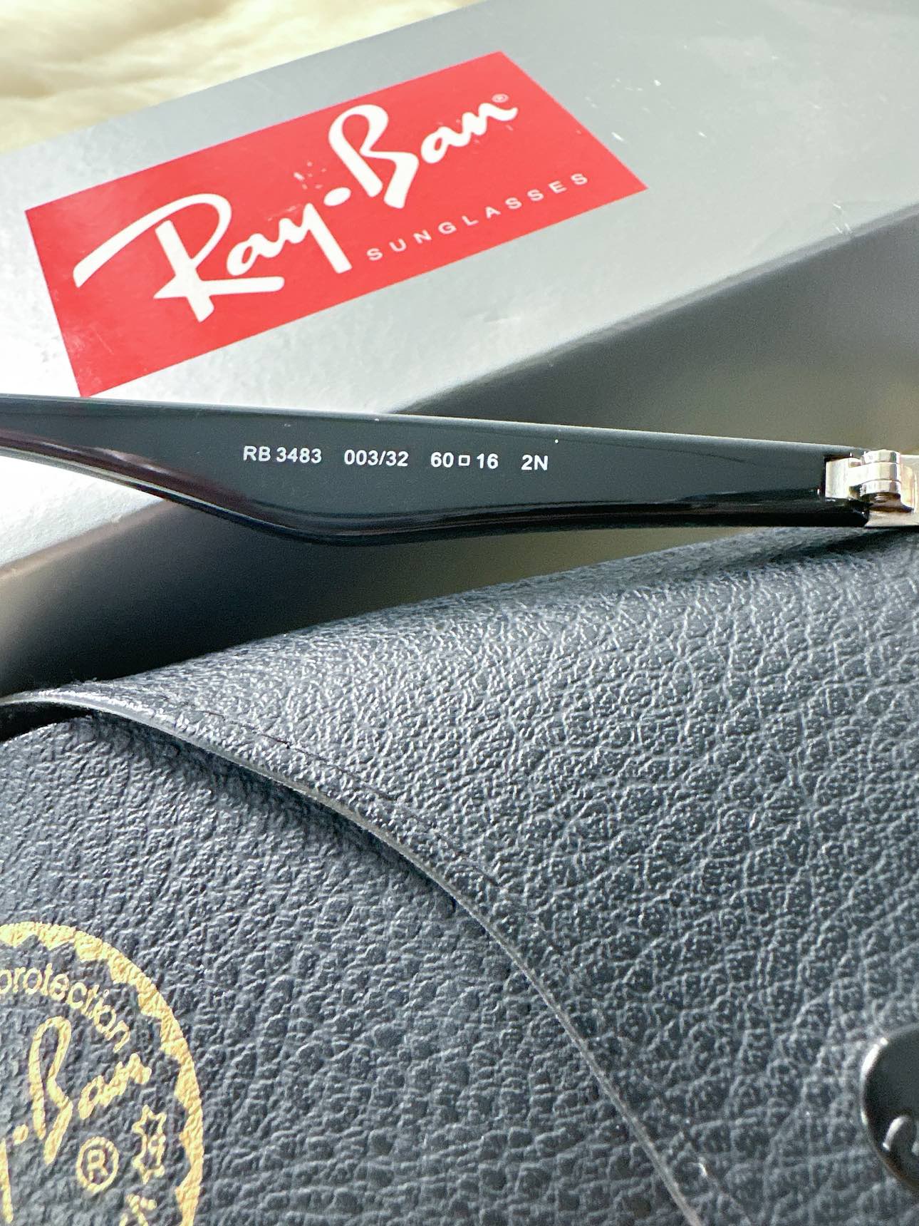 Ray-Ban Gunmetal Gray Lens 60 Unisex image indicator(4)