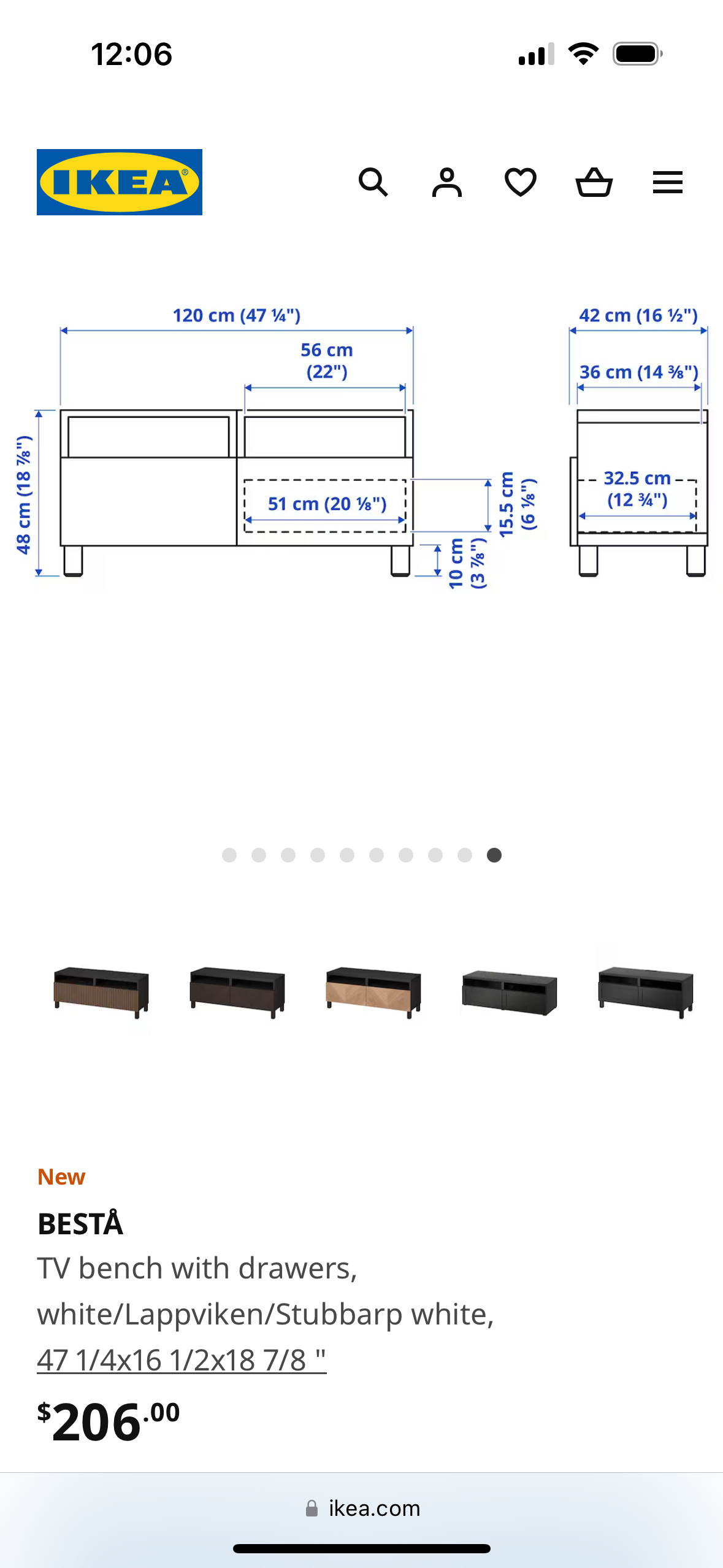 Must go! IKEA Besta TV Unit with glass top - photo 5