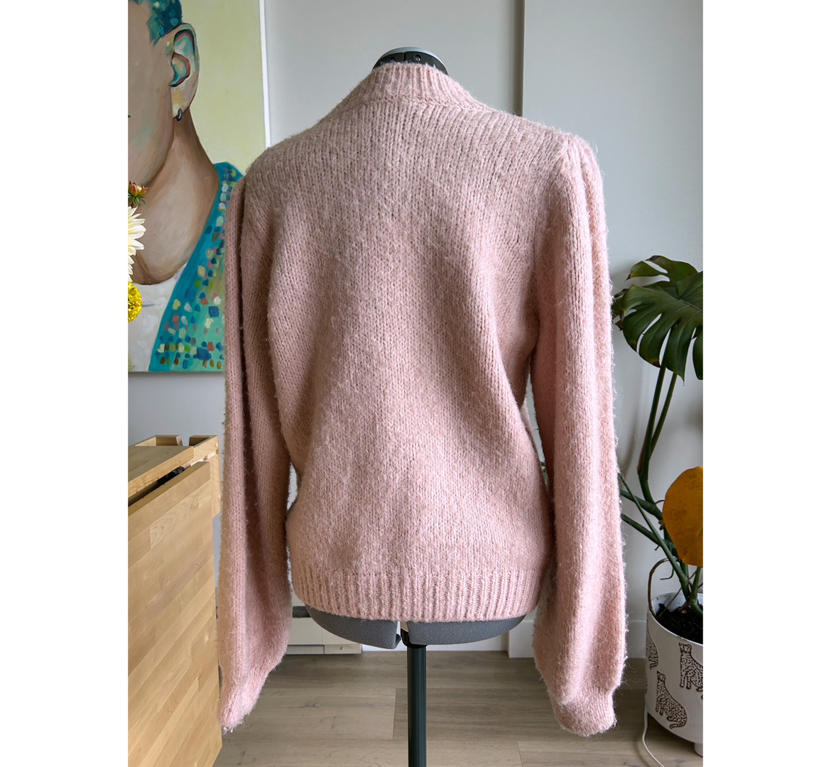 Vero Moda Pink Knit Sweater🥕 image indicator(4)