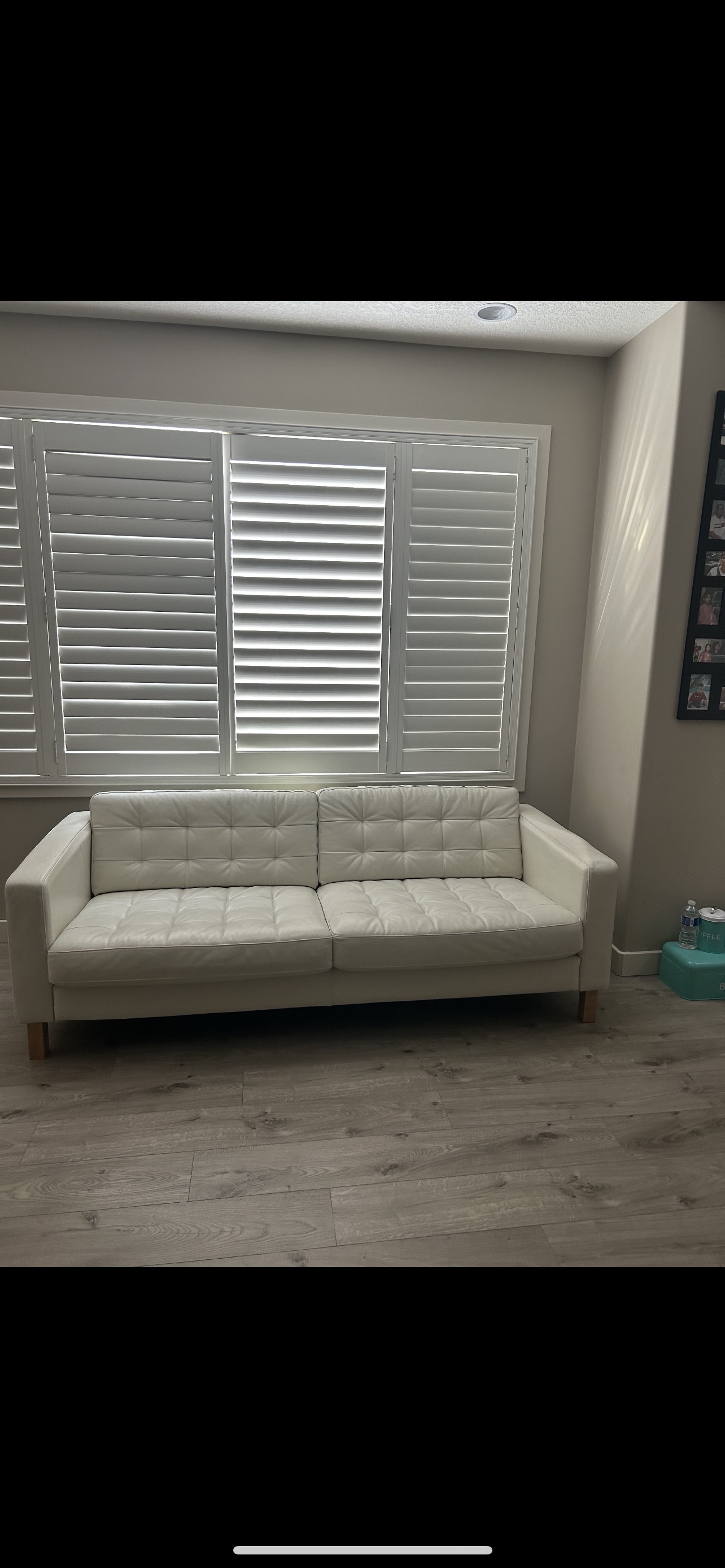 White sofa