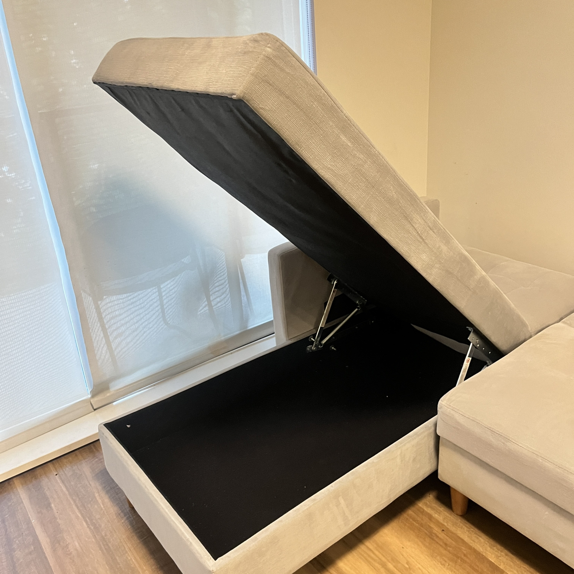 Neatly Used Sectional Sofa-Bed - photo 3