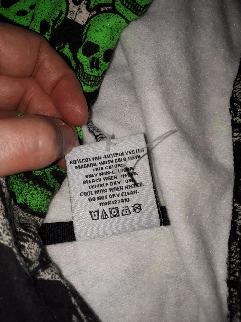 Rob Zombie Oversized Unisex Hoodie with kanga pouch. #S #M image indicator(6)