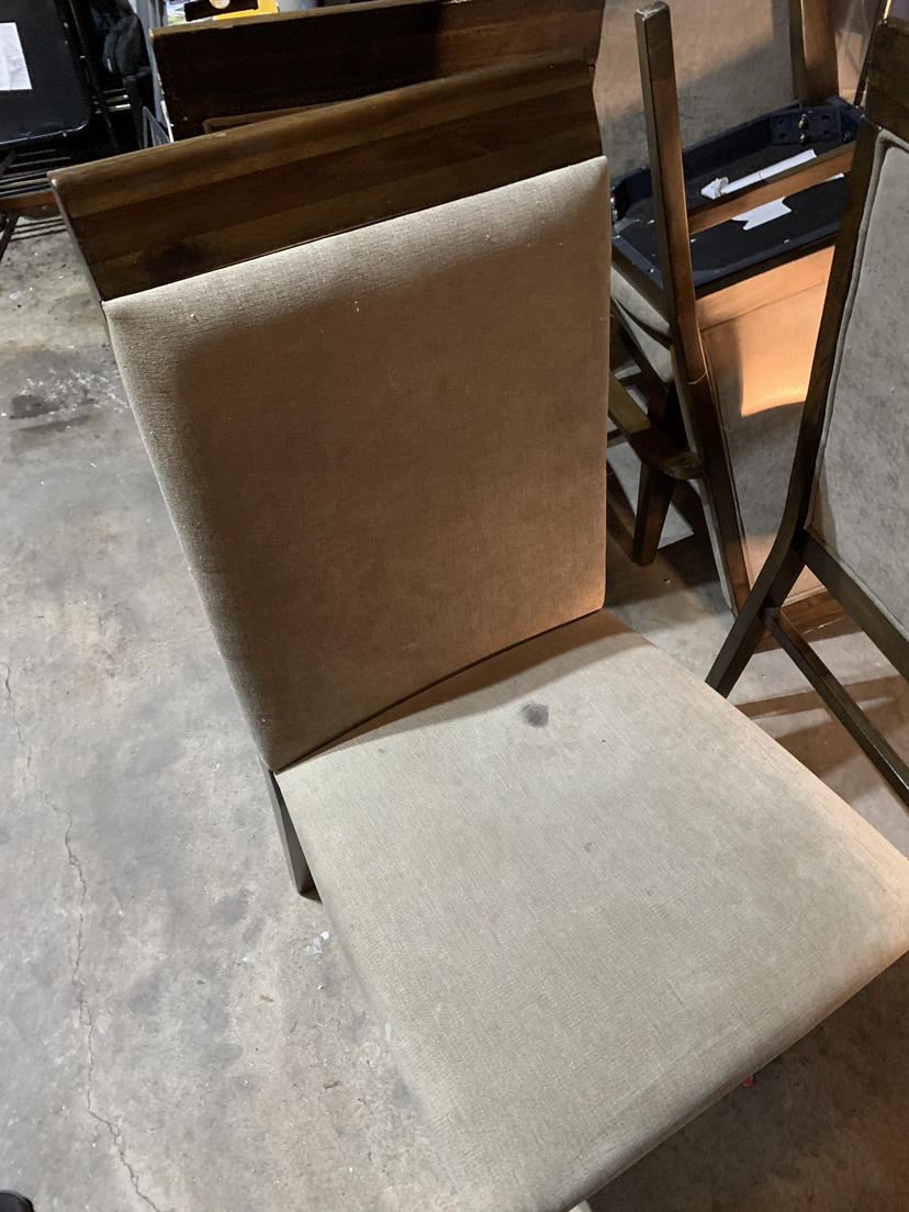 #freecycle solid wood dining chairs - photo 4
