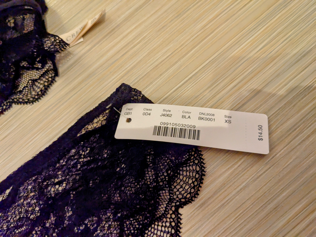 BNWT JCrew Black Lace Underwear Set 🥕 image indicator(5)