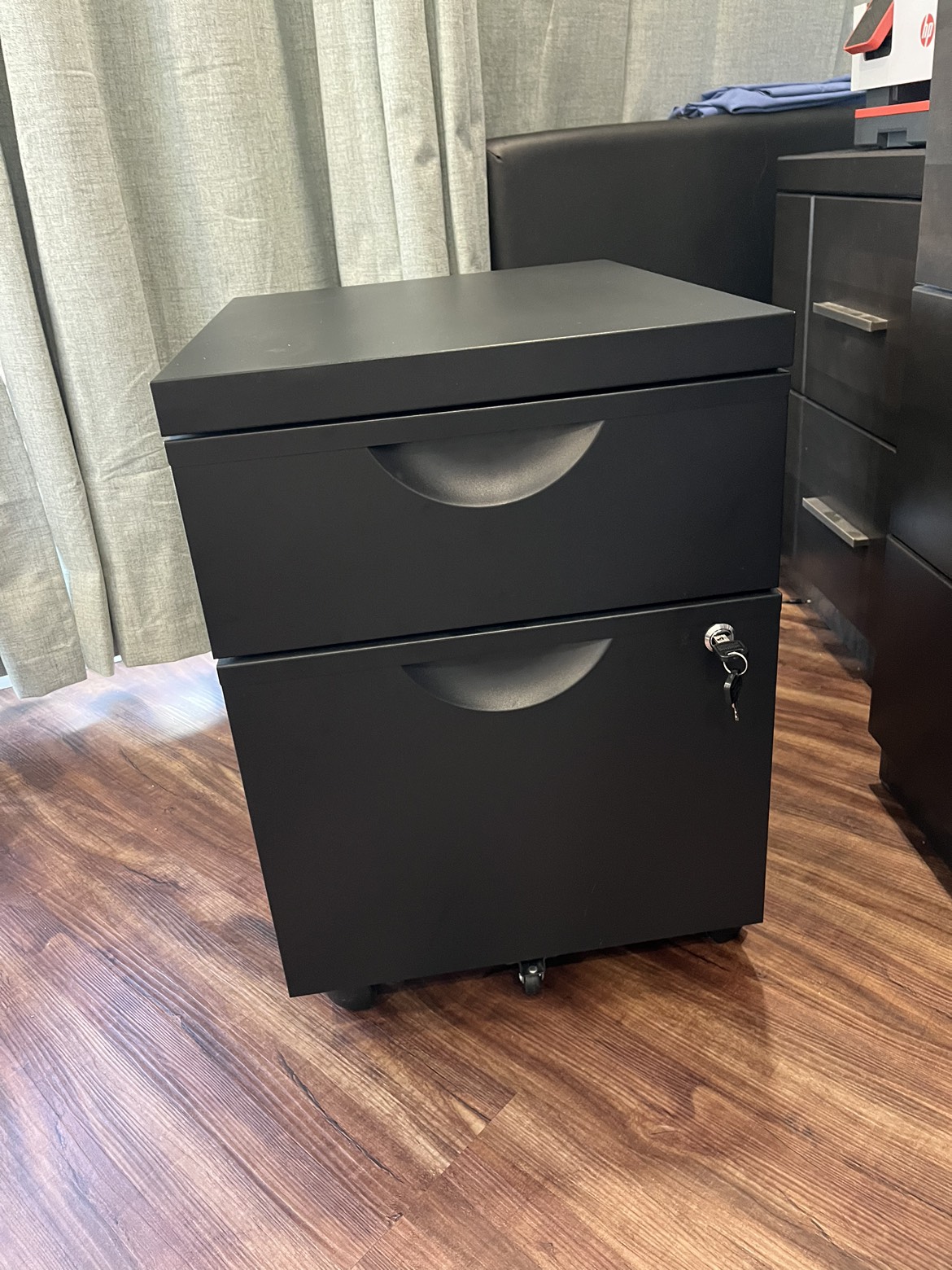 Filing cabinet with lock thumbnail