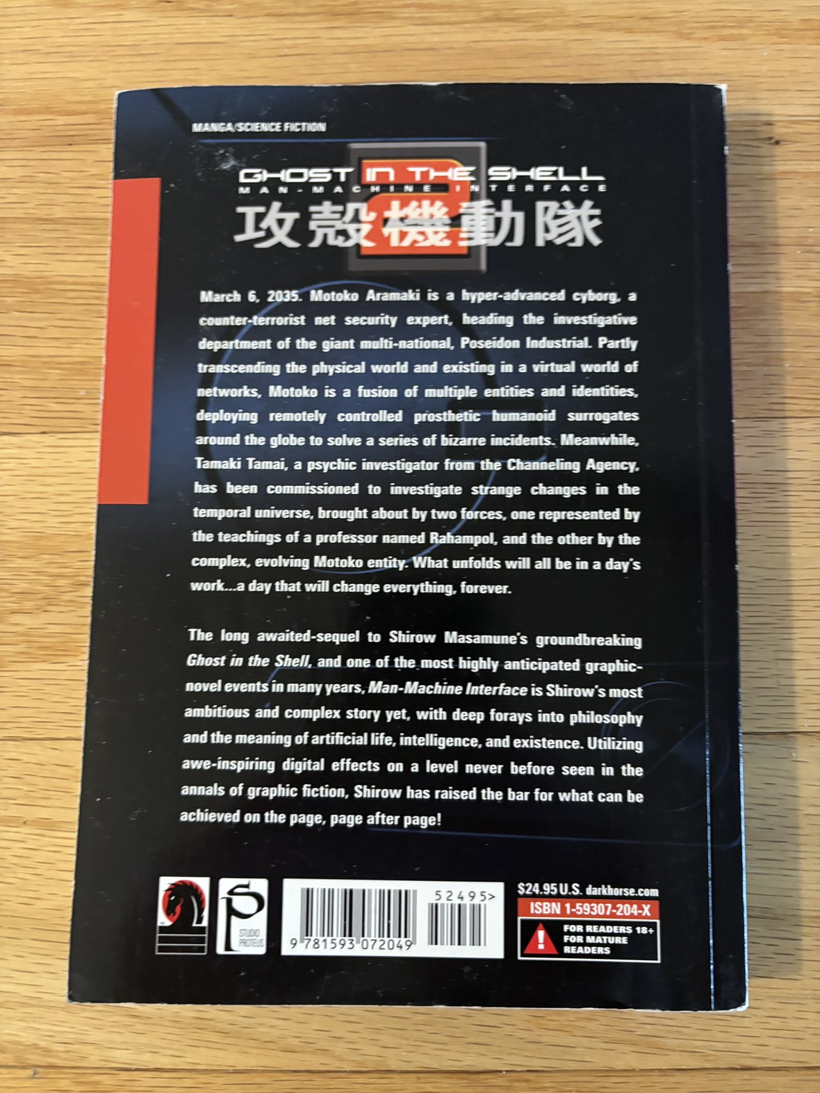 Ghost in the shell 2 manga softcover book image indicator(2)