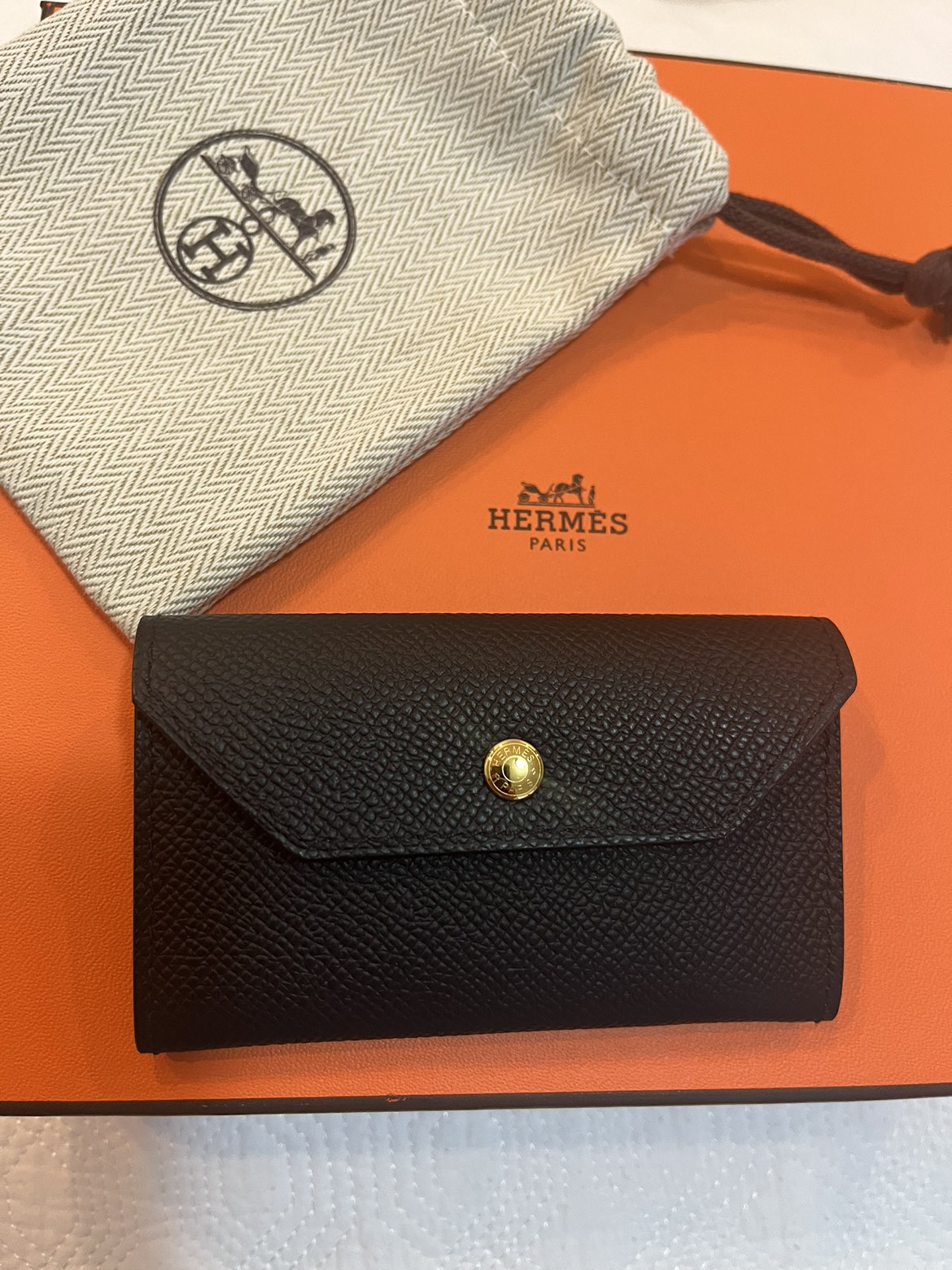 Brand new Hermes’ Kelly card holder/belt pouch. - photo 2