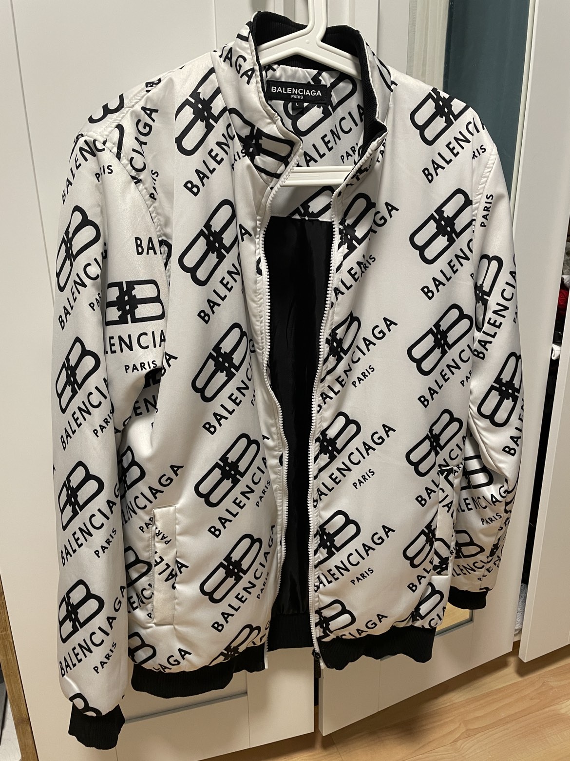 Balenciaga All Over Logo Unisex Jacket - photo 3
