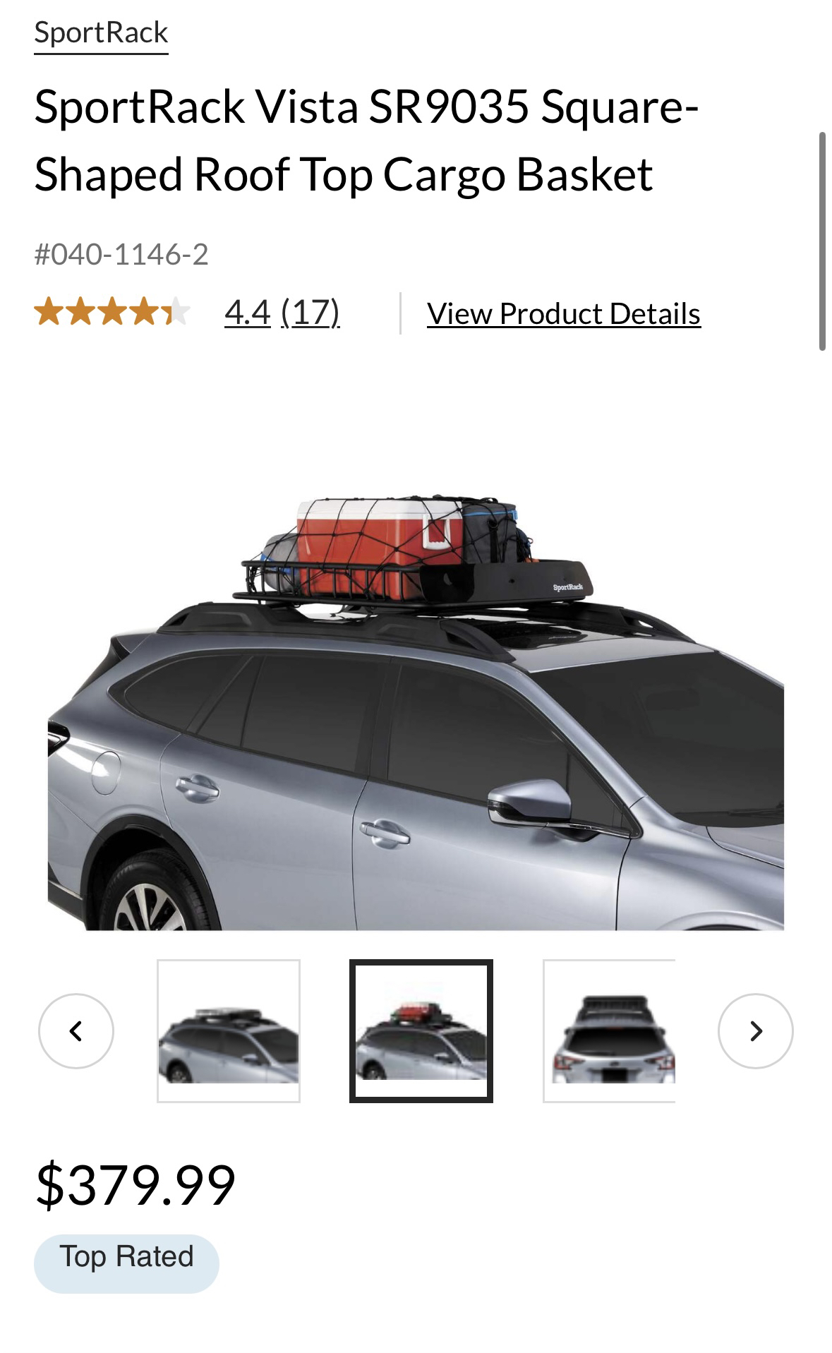 SportRack Vista Roof Basket