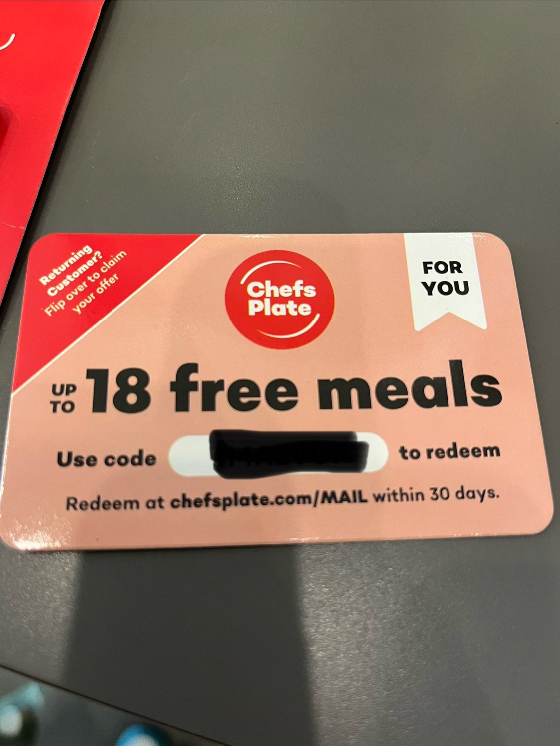 Chef’s Plate coupon #freecycle thumbnail