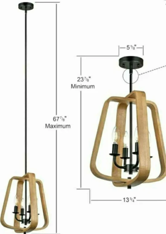 Modern Farmhouse Chandelier - photo 2