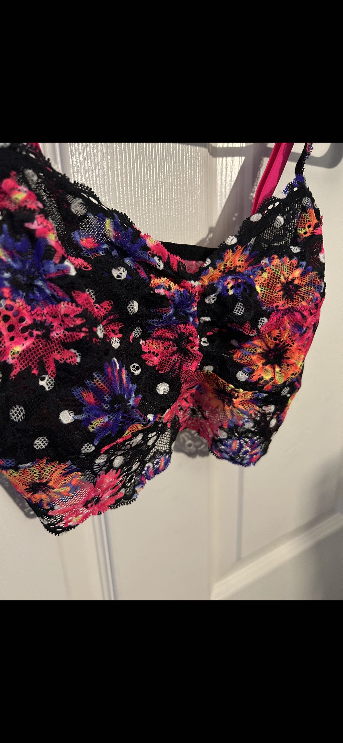 Pink Bralette Size M new image indicator(2)