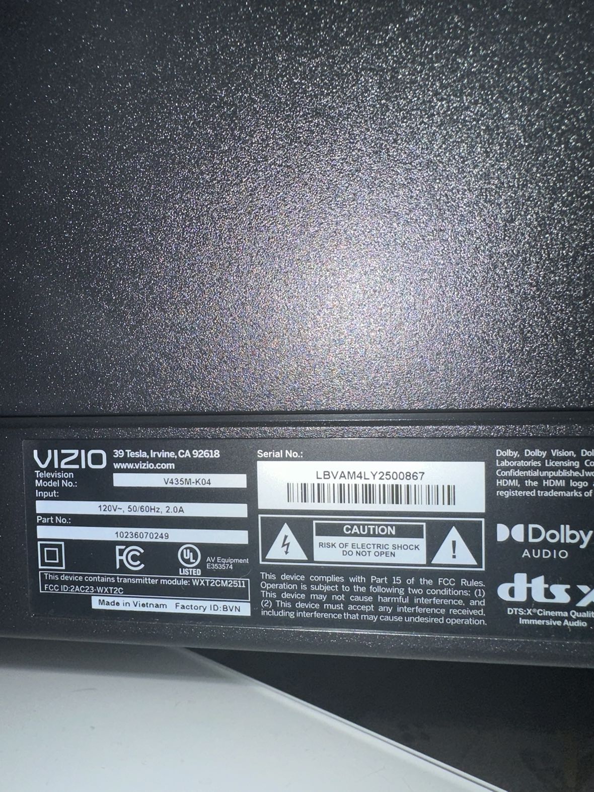 Vizio 43 inch Smart TV - V Series - photo 3