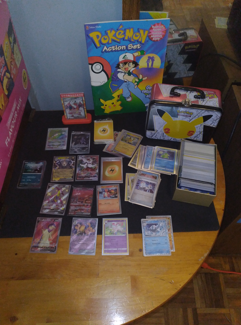 pokemon cards and book thumbnail