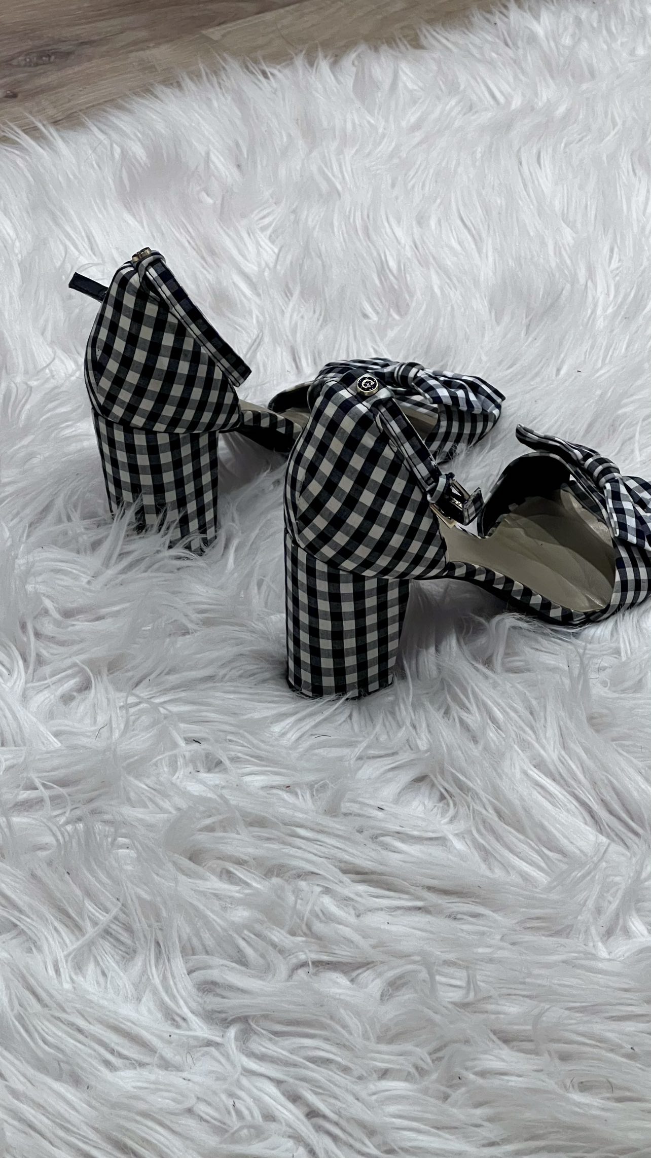 Bow-front Gingham Heels 🎀 - photo 2