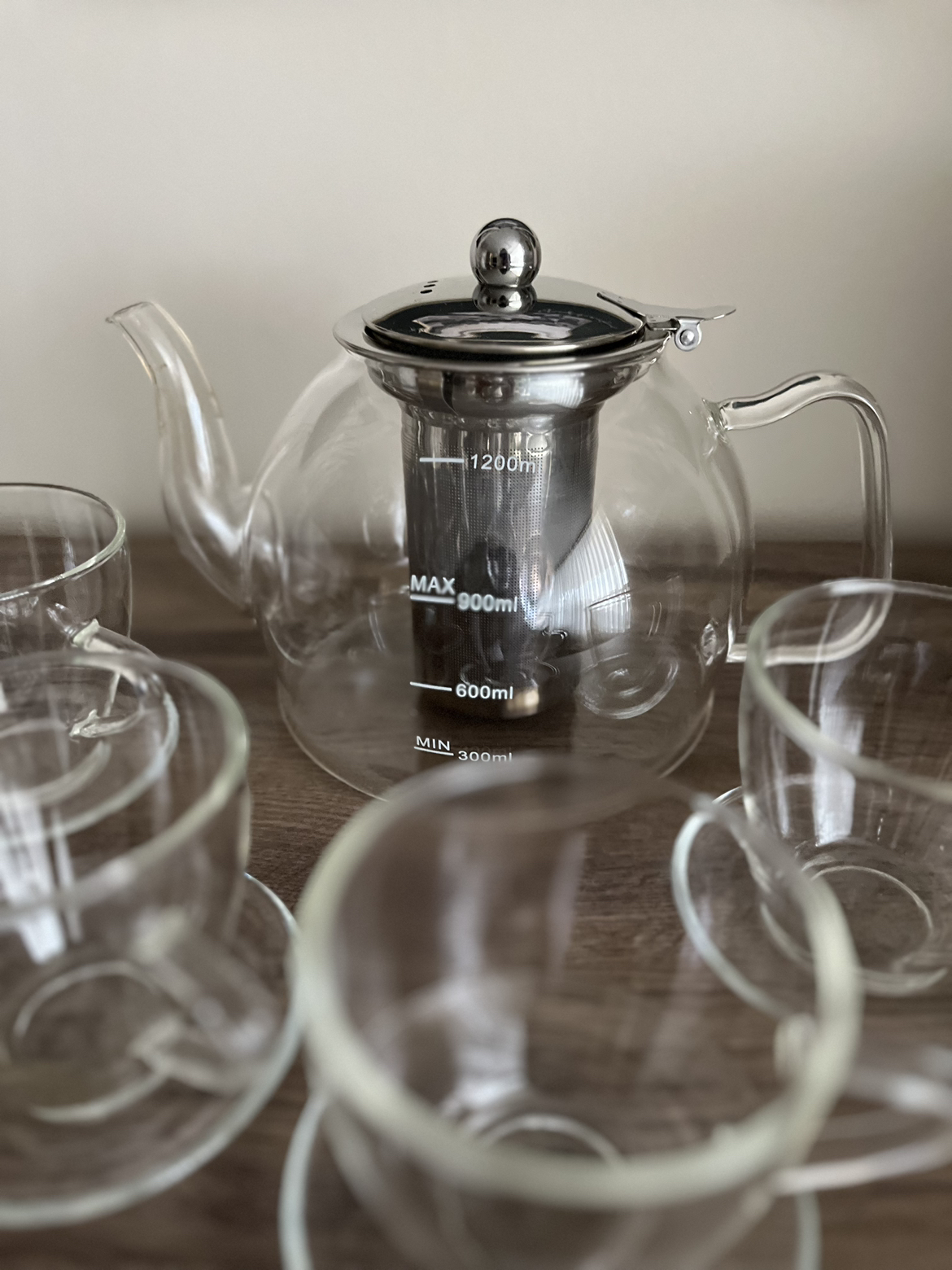 Glass Teapot Set - photo 3