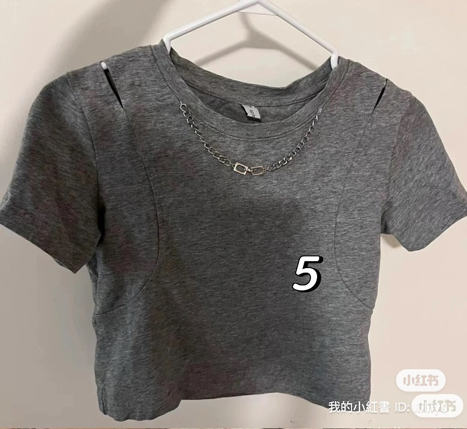 Grey top with Chain thumbnail