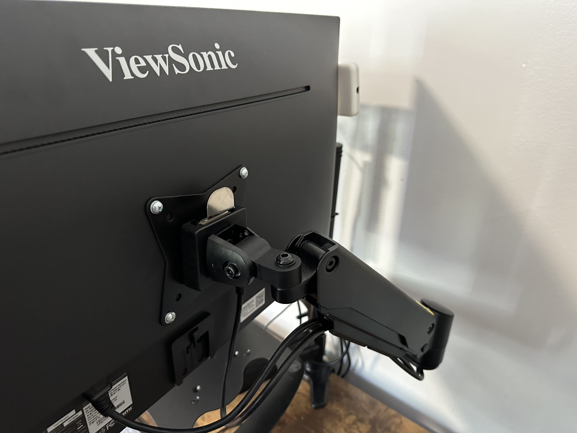 Huanuo dual monitor and laptop mount - photo 5