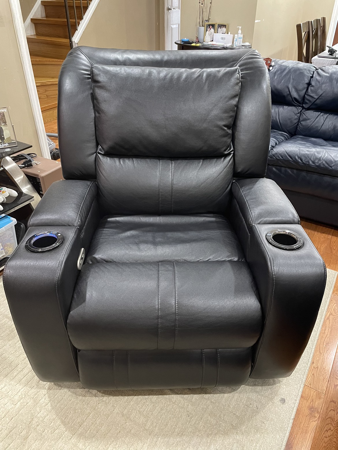 Electric Faux Leather Recliner