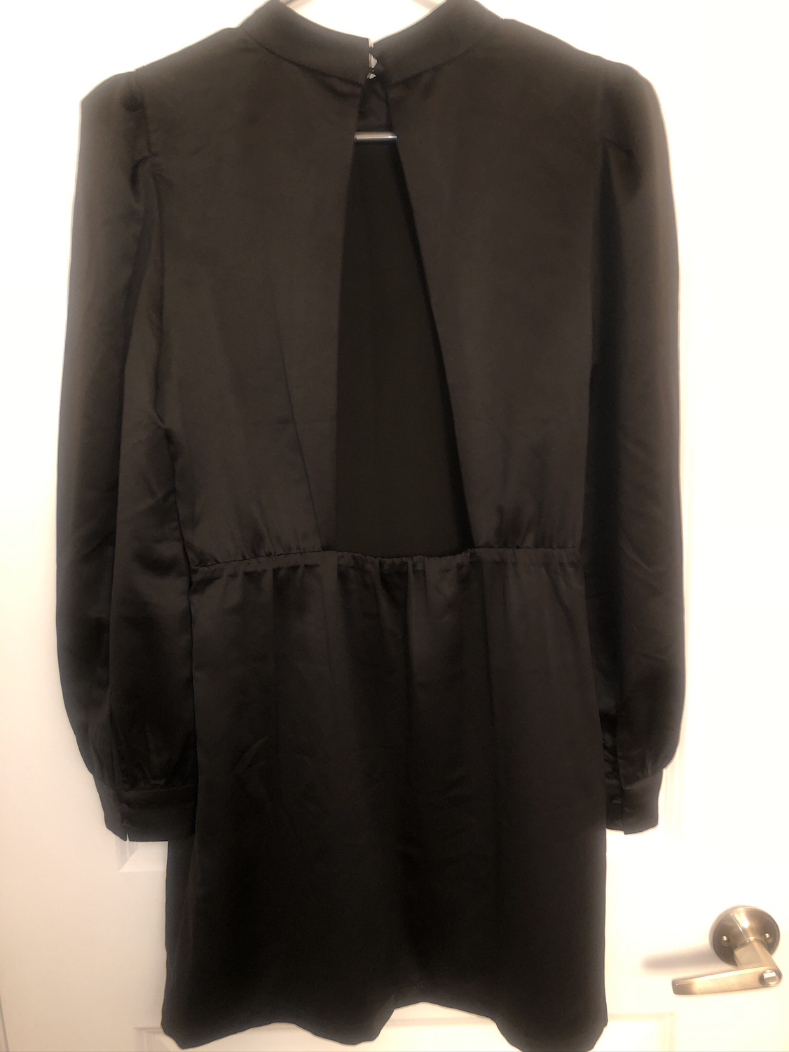 Satin Open Back Shift Dress from Dynamite - photo 2