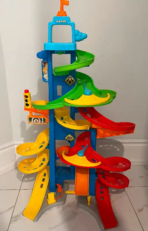FISHER PRICE Little People City Skyway Dual Car Ramp