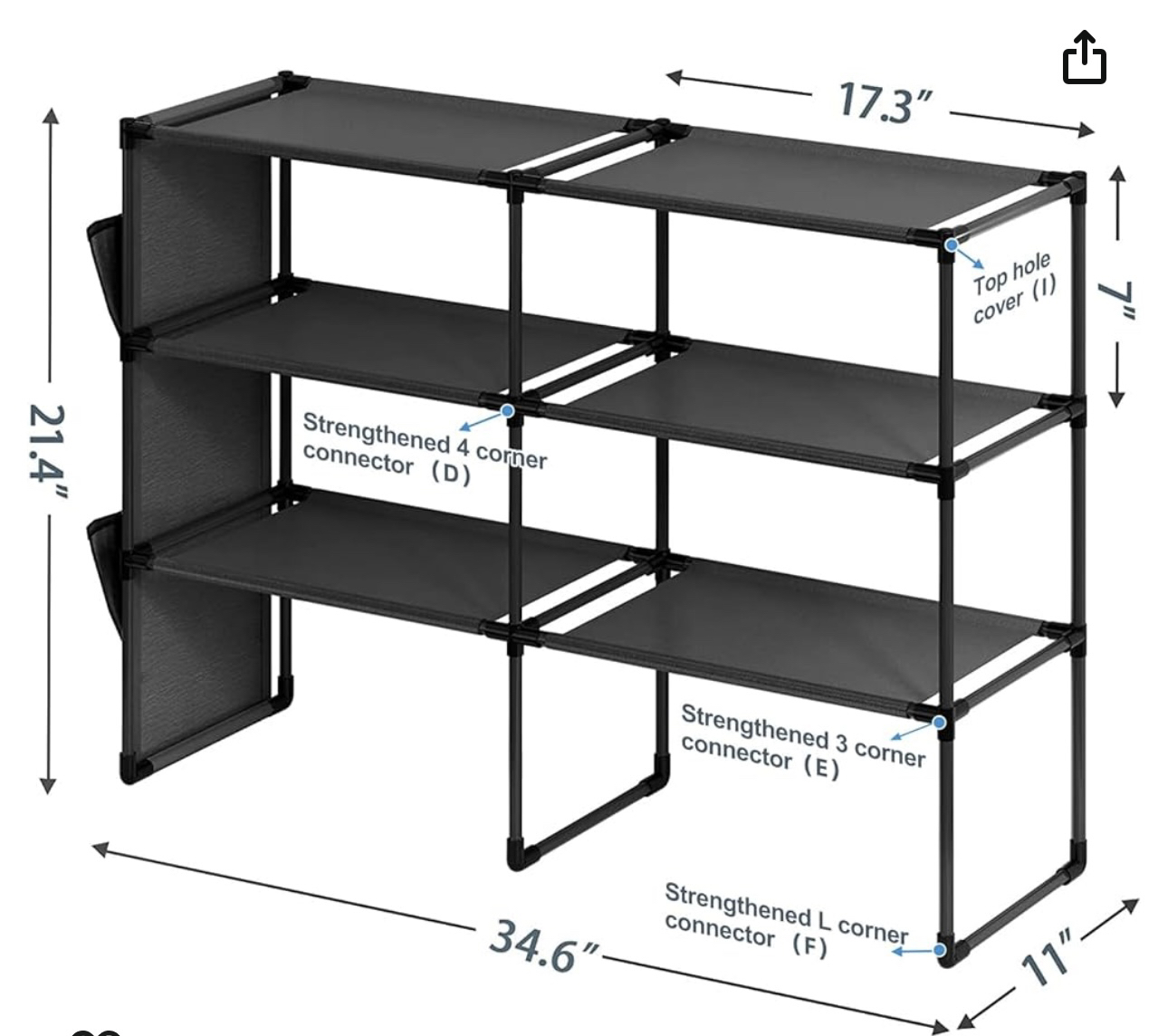 Shoe Rack (4 tiers) - photo 4