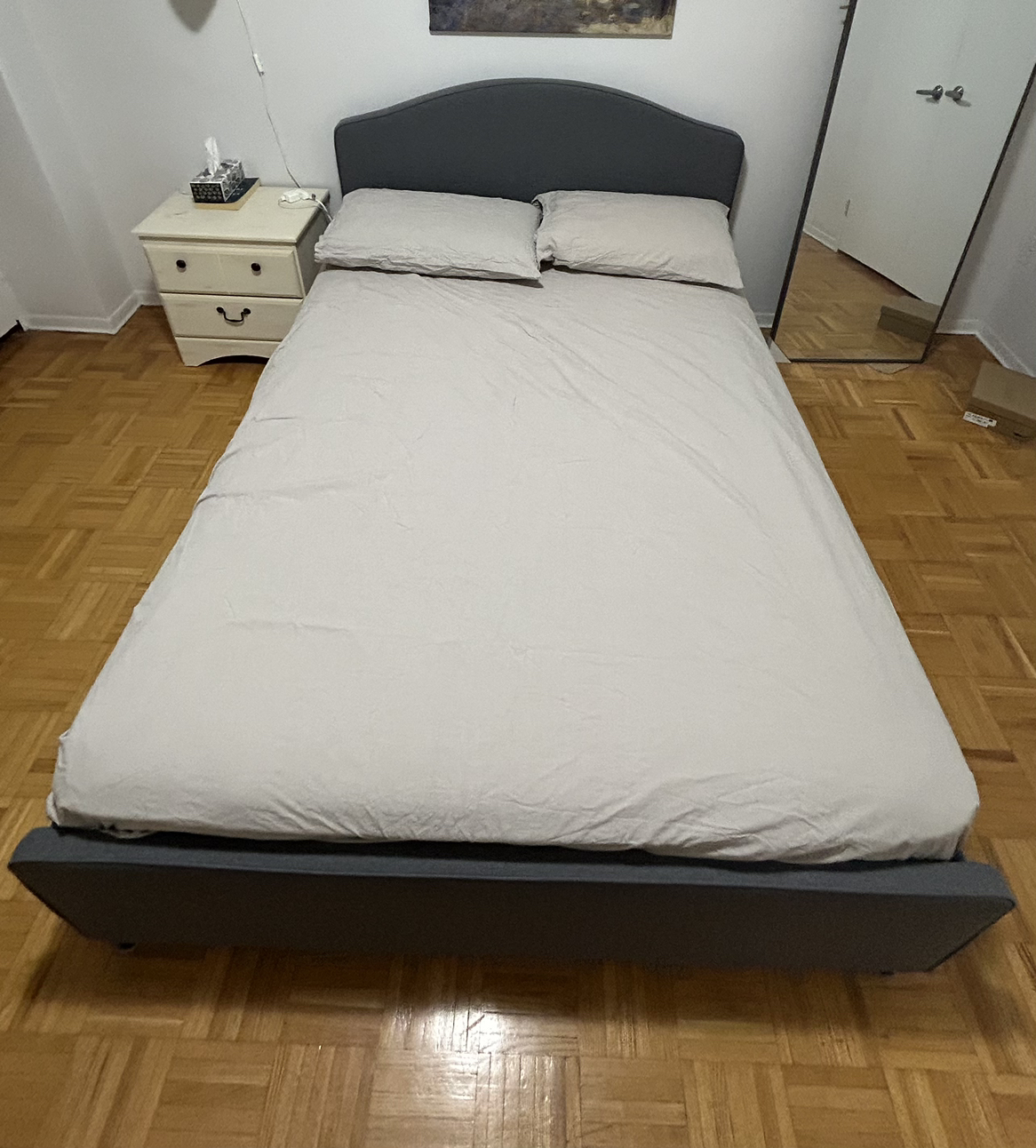 Bed Frame Hauga IKEA Double thumbnail