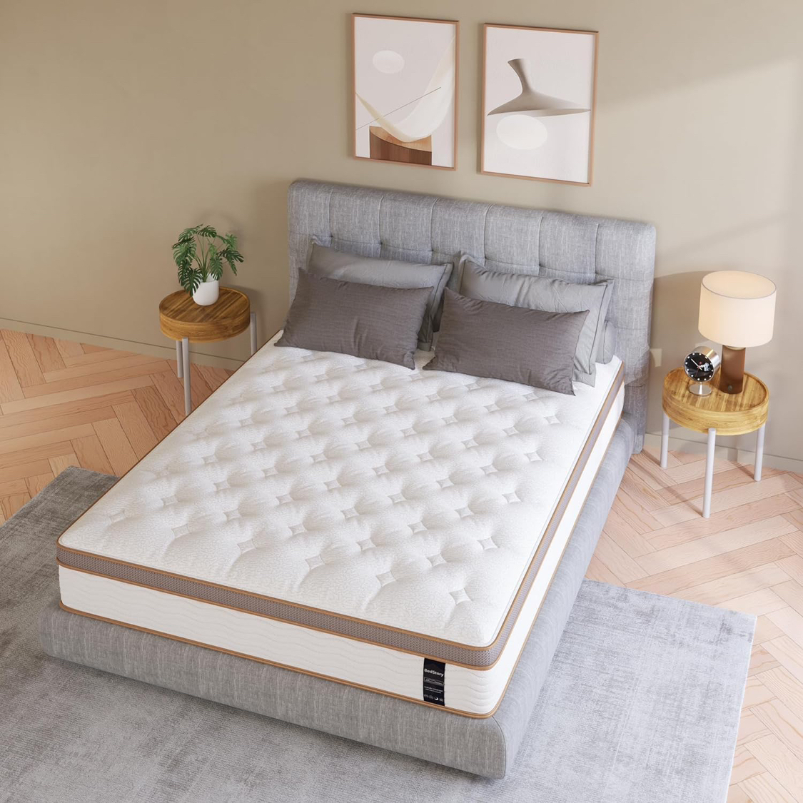 King Mattress, BedStory 10 Inch Hybrid Mattress